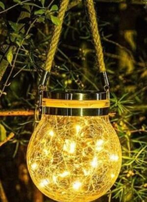 Solar jar hanging Light